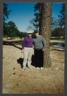 Two unidentified men at golf course